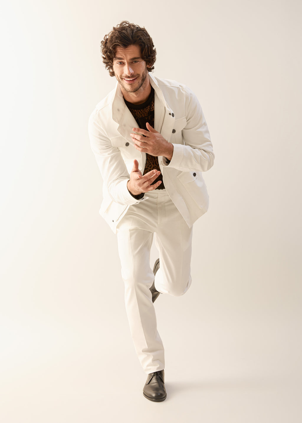 The Ghurka Cotton Trouser - Ivory