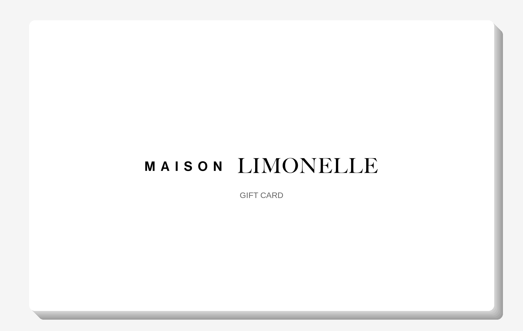 Maison Limonelle Gift Card